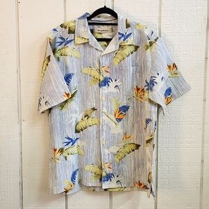 TOMMY BAHAMA Men's Islandwear Casual Button Down Summer Shirt Medium